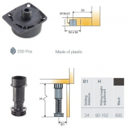 ����� �������� TITUS h= 100 �� � ������� (��� ������) (25180)